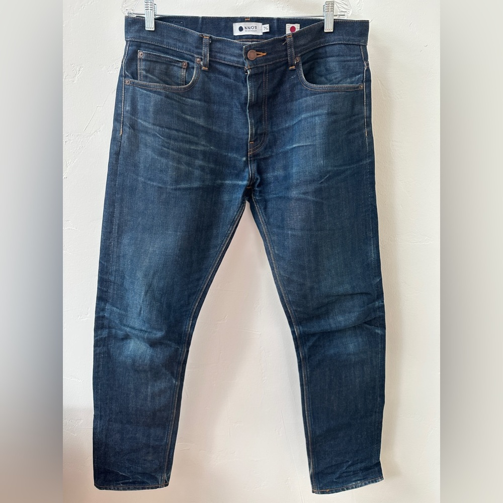 NN07 raw denim jeans.